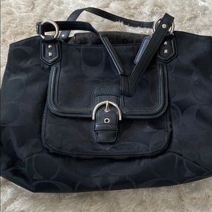 Coach purse and matching wallet